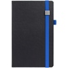 Ежедневник Ton Metal, недатированный, черный с синим с логотипом