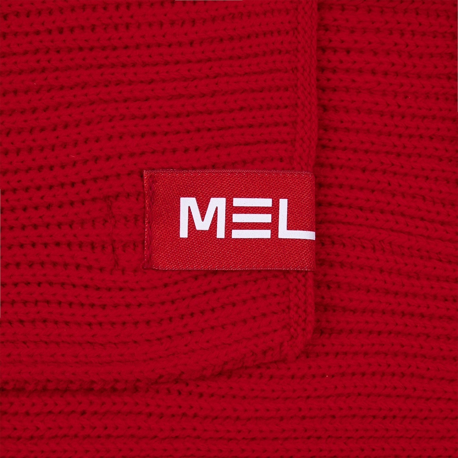 Шарф Life Explorer, красный (алый) с логотипом