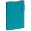 Ежедневник Lable, недатированный, бирюзовый с логотипом