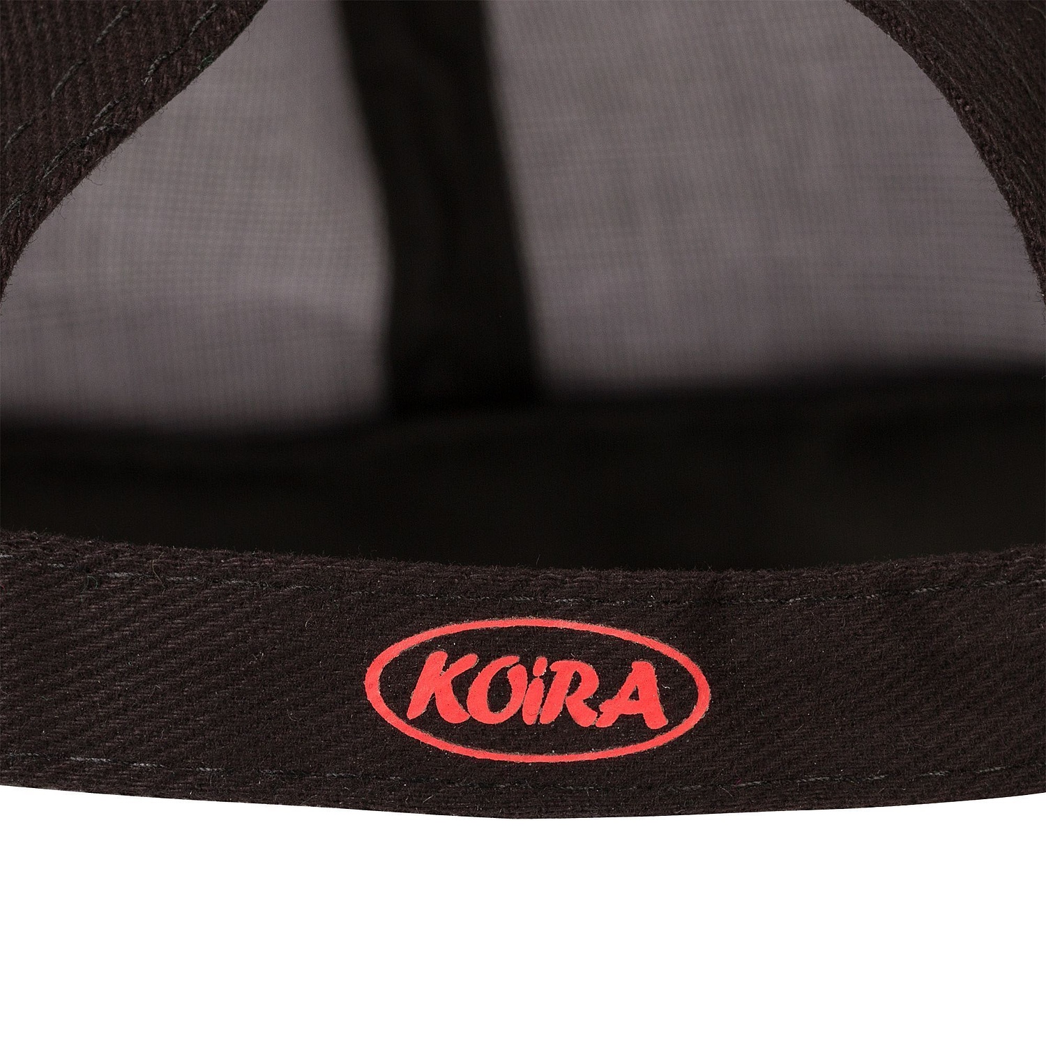 Бейсболка Buffalo, черная с красным