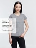 Футболка женская Pioneer Women, серый меланж с логотипом