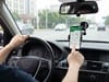 Держатель для смартфона Cleaver с беспроводной зарядкой с логотипом