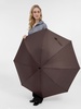 Зонт-трость Classic, коричневый с логотипом