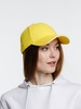 Бейсболка Spiker, желтая с белым с логотипом