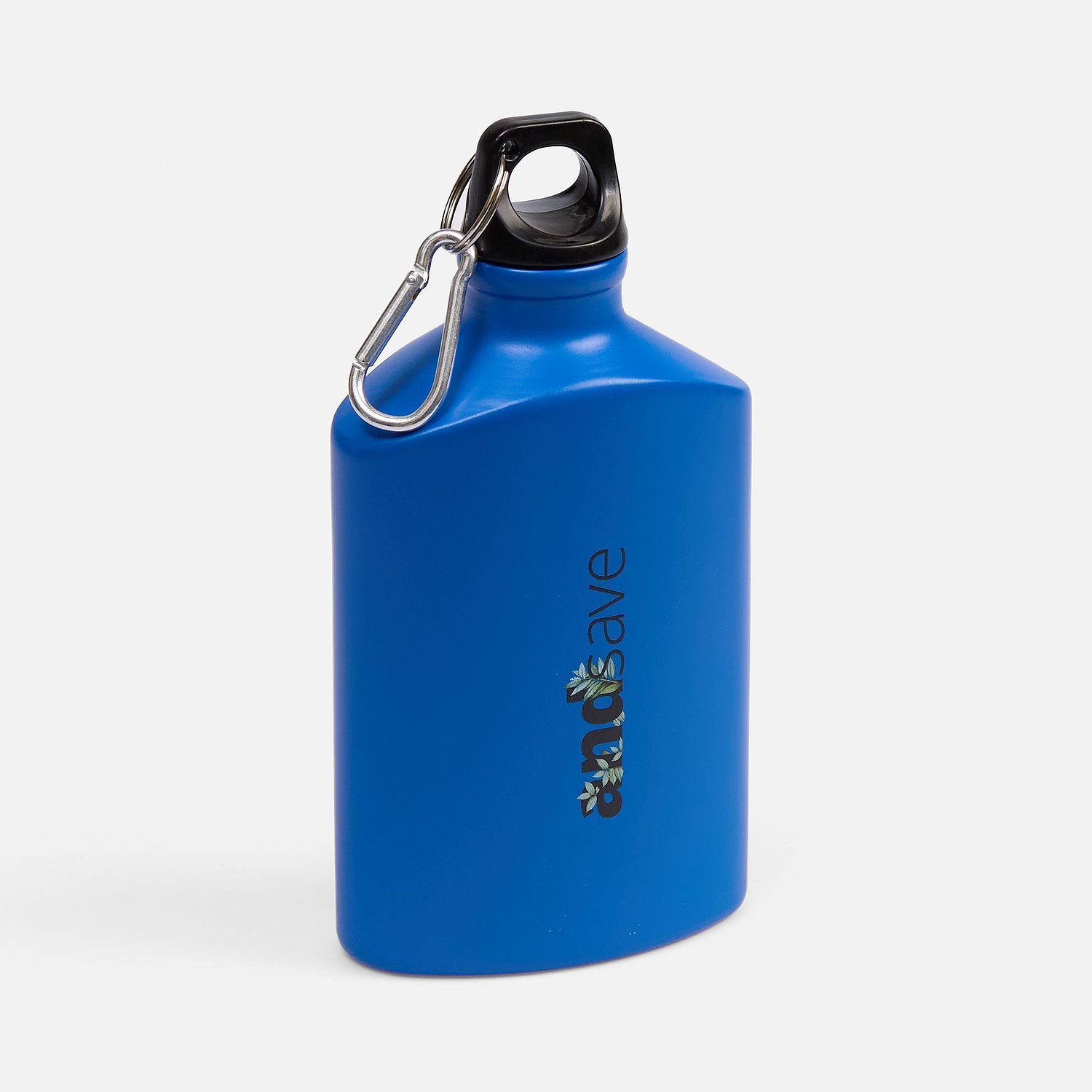 Походная фляжка Tula, синяя с логотипом