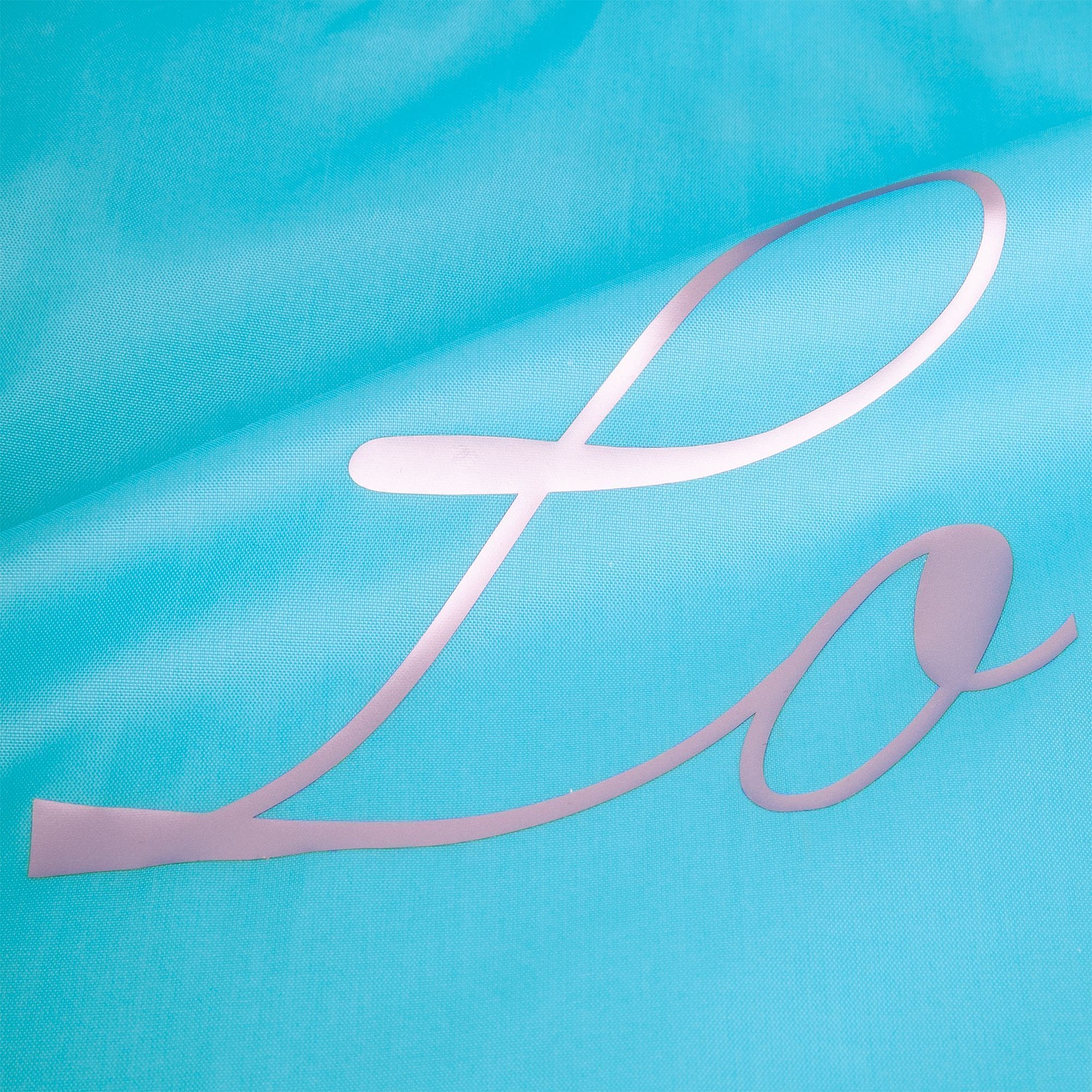 Ветровка из нейлона Surf 210, бирюзовая с логотипом