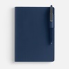 Ежедневник Tact, недатированный, синий с логотипом