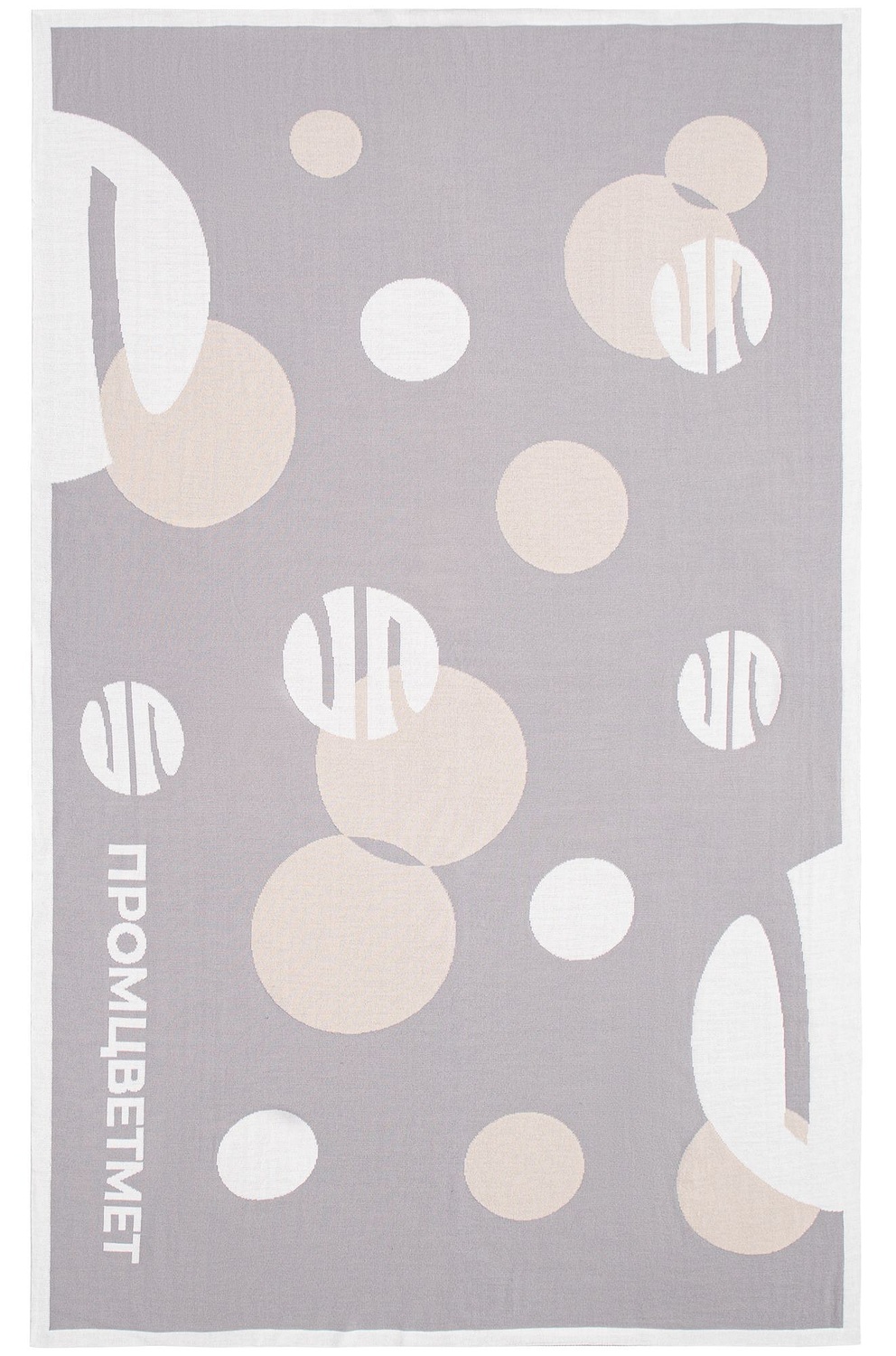 Плед на заказ Tricksy Net, 3 цвета, М, полушерсть с логотипом