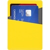 Картхолдер Dual, серо-желтый с логотипом