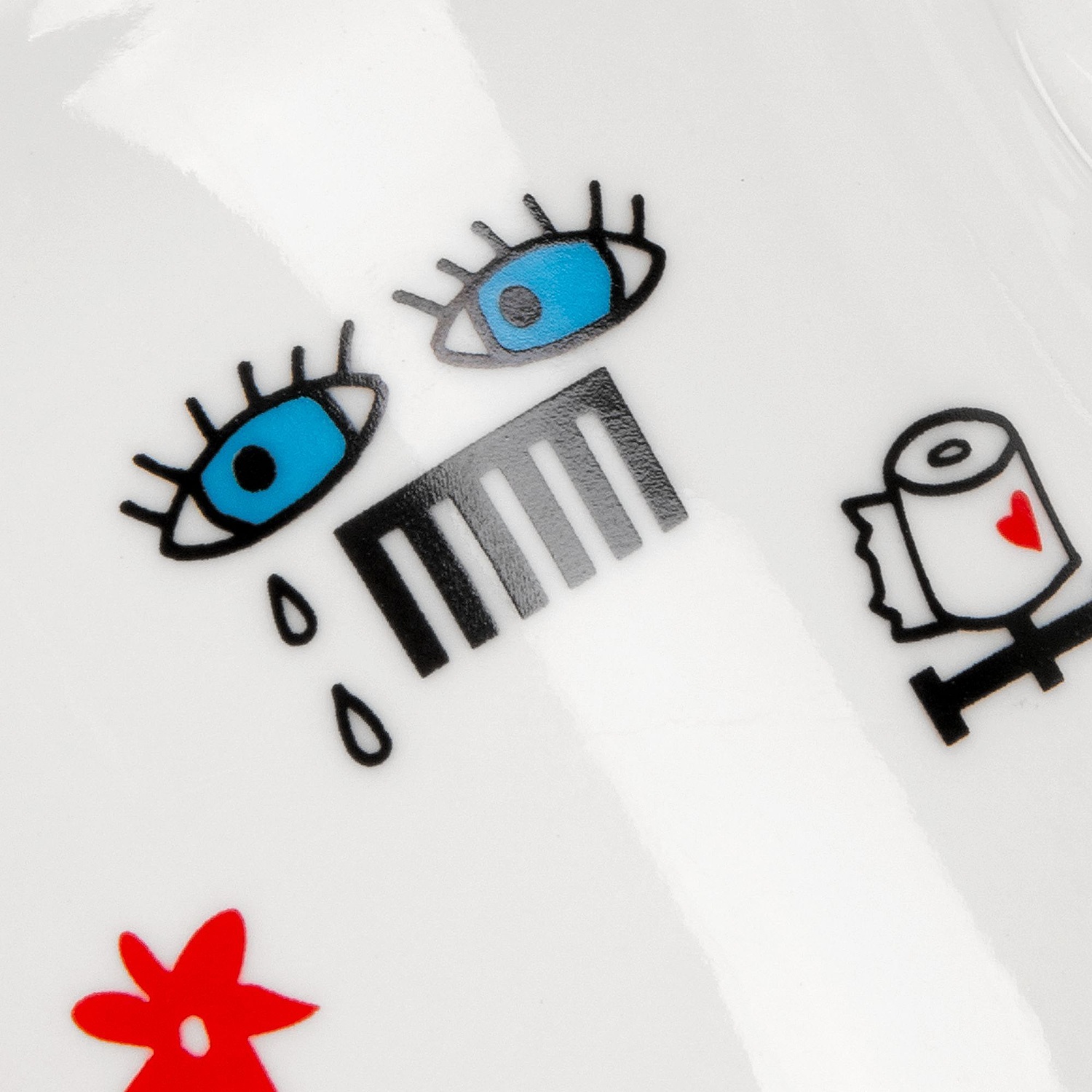 Чайная пара Small Talk, белая с логотипом