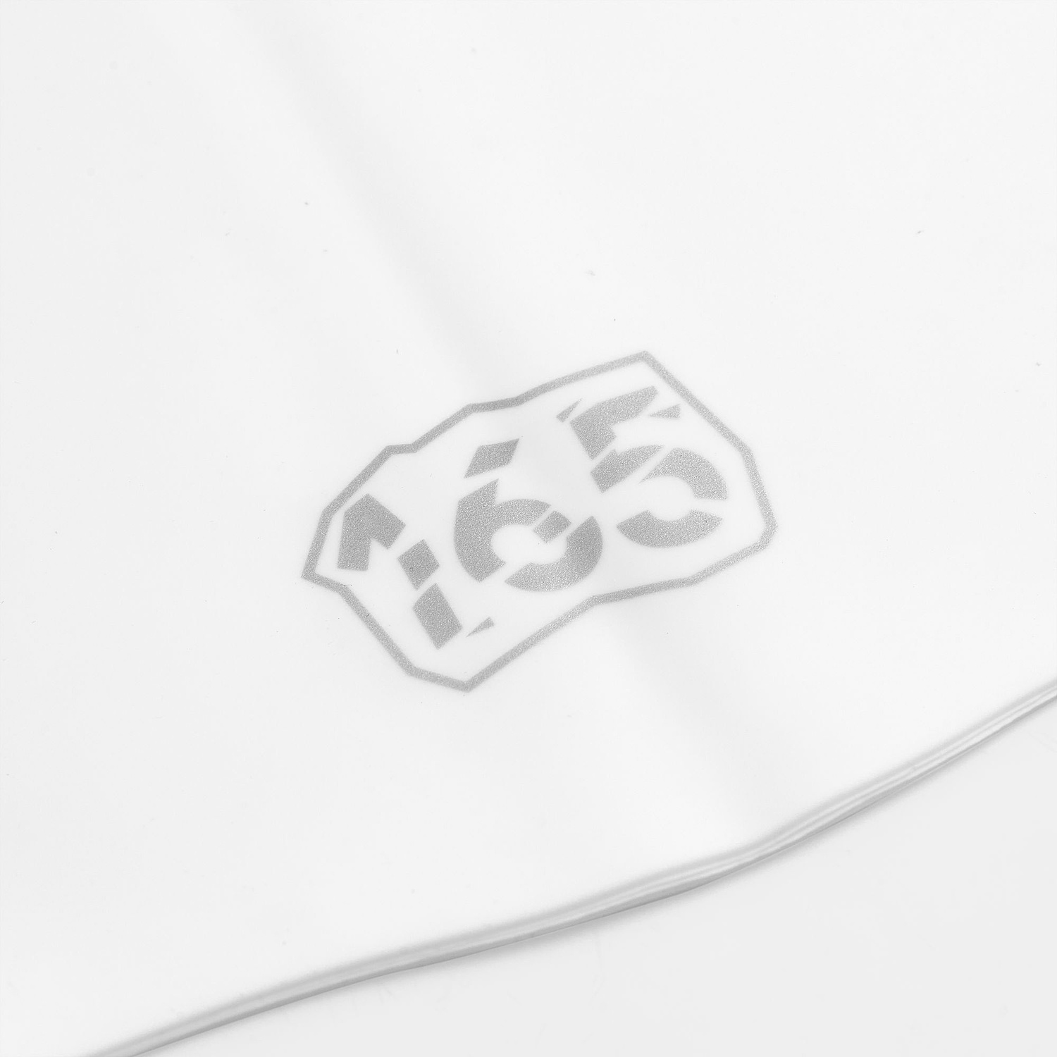 Шапочка для плавания Aquasana, белая с логотипом