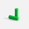 Наконечник для шнурка Nozzle, ver.2, зеленый неон с логотипом