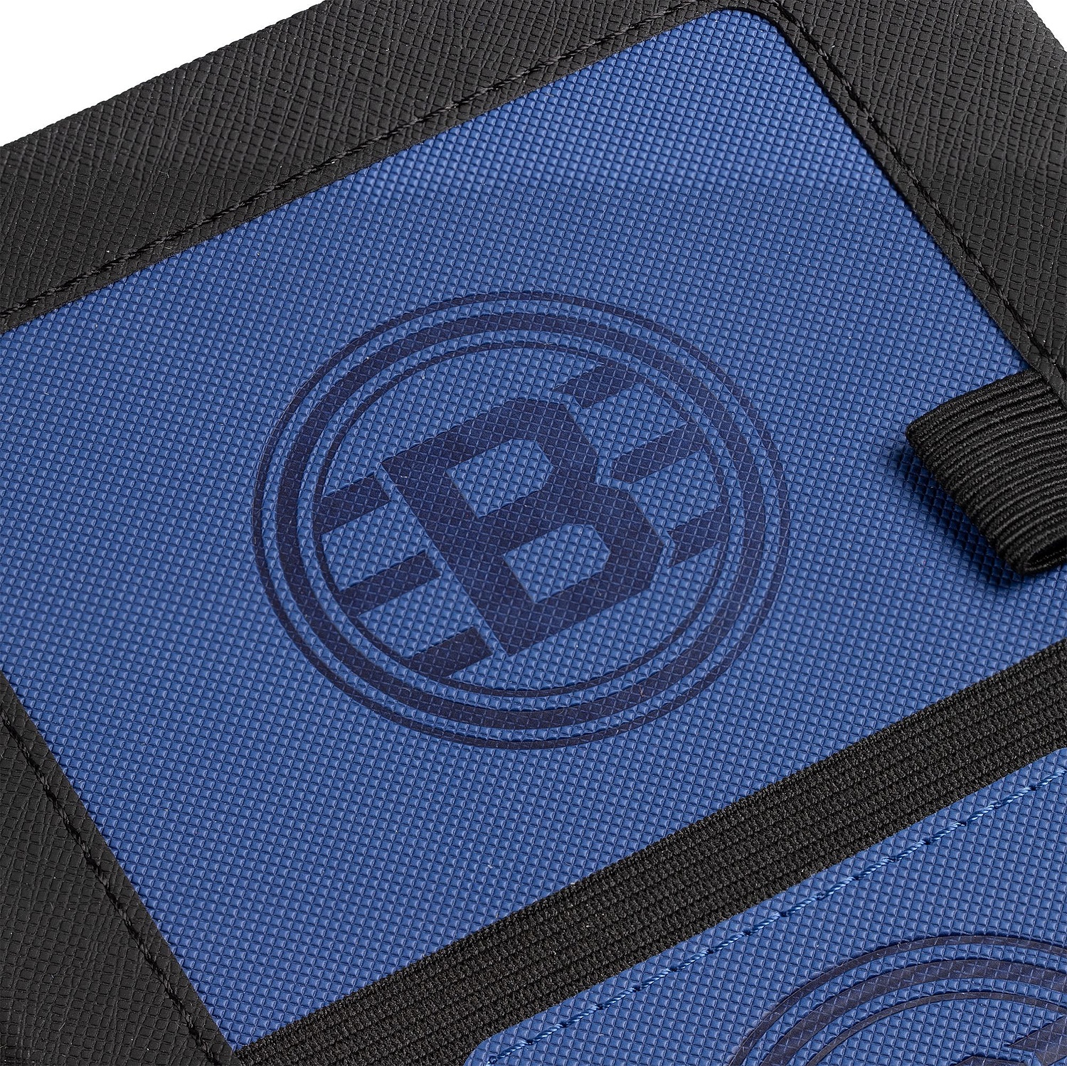 Ежедневник Mobile на заказ, недатированный, черно-синий с логотипом