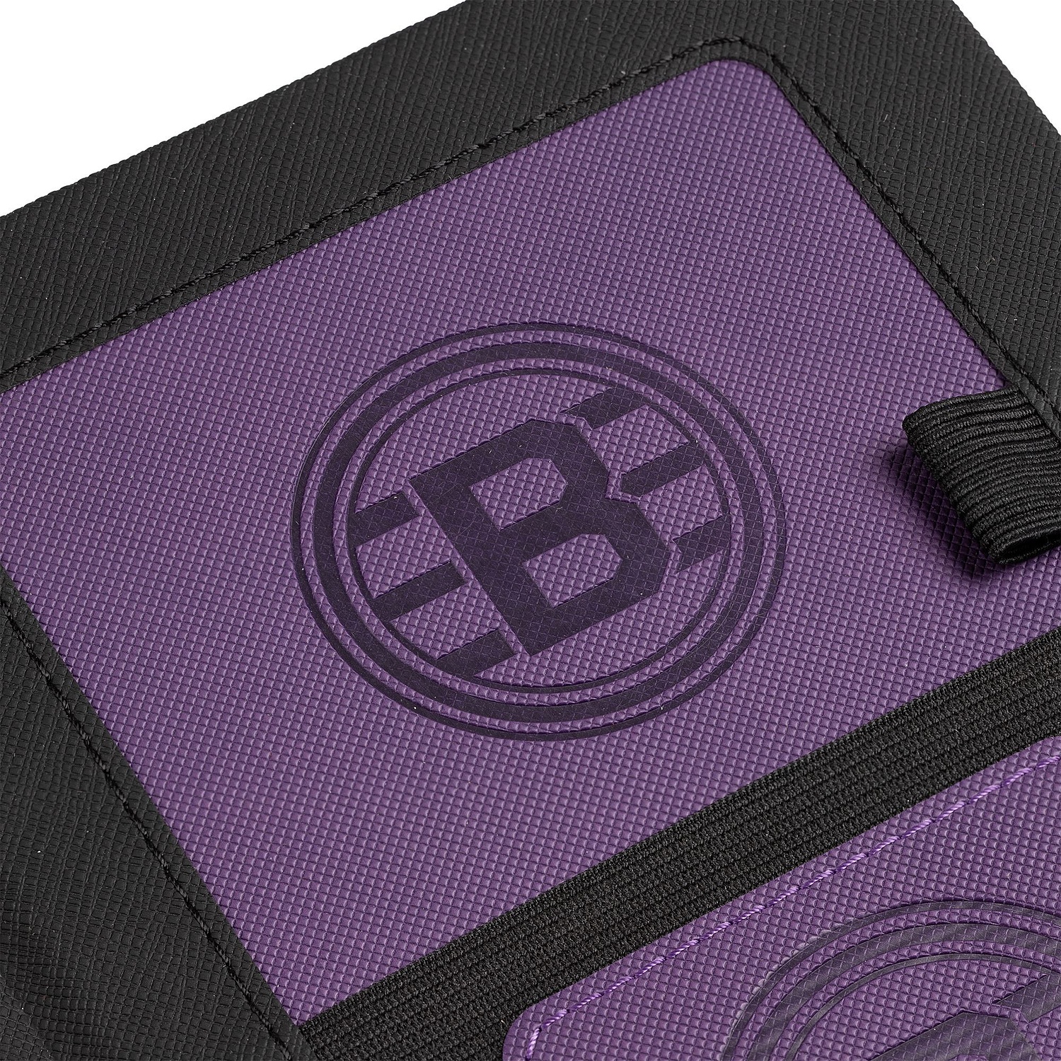 Ежедневник Mobile на заказ, недатированный, черно-фиолетовый с логотипом