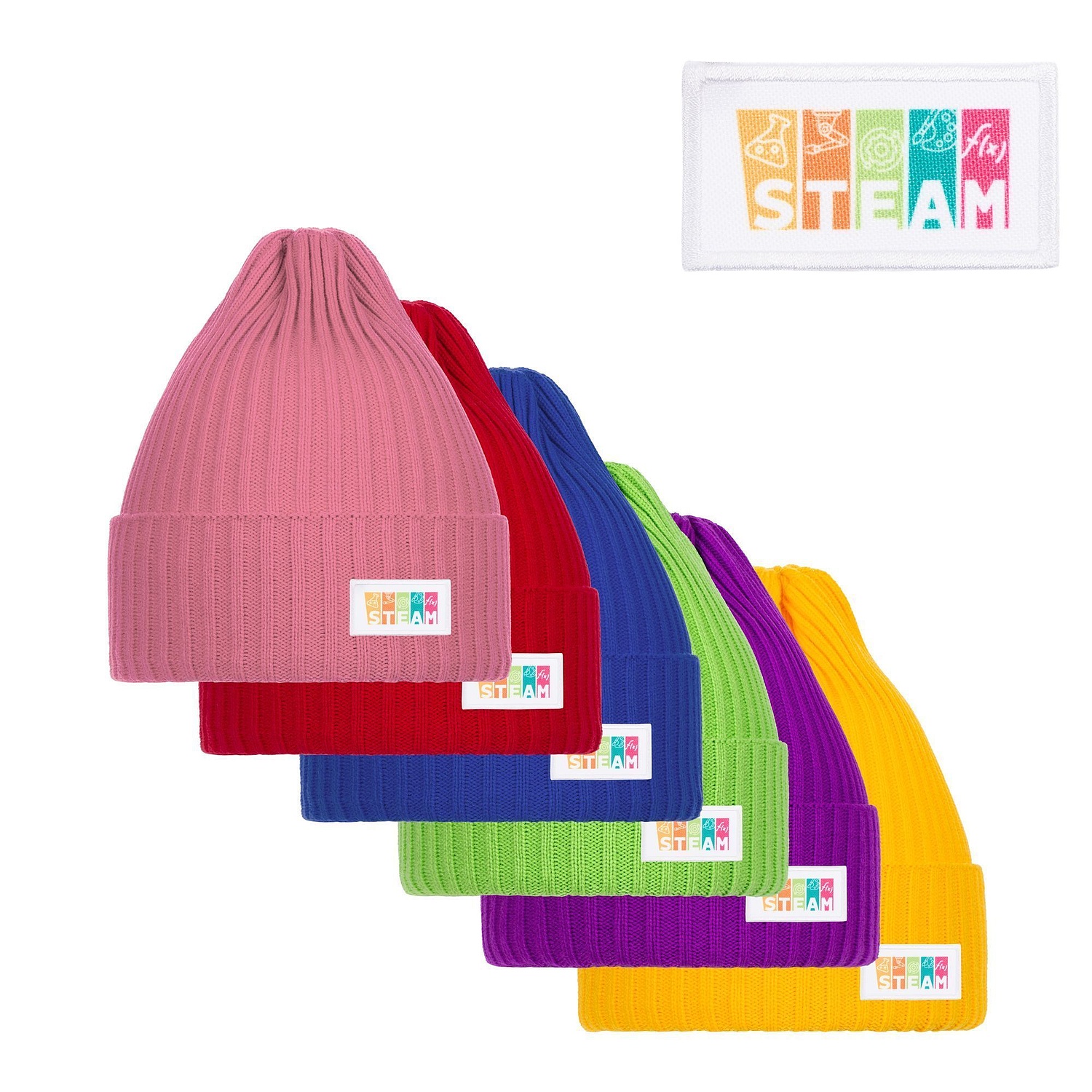 Шапка Yong, желтая с логотипом