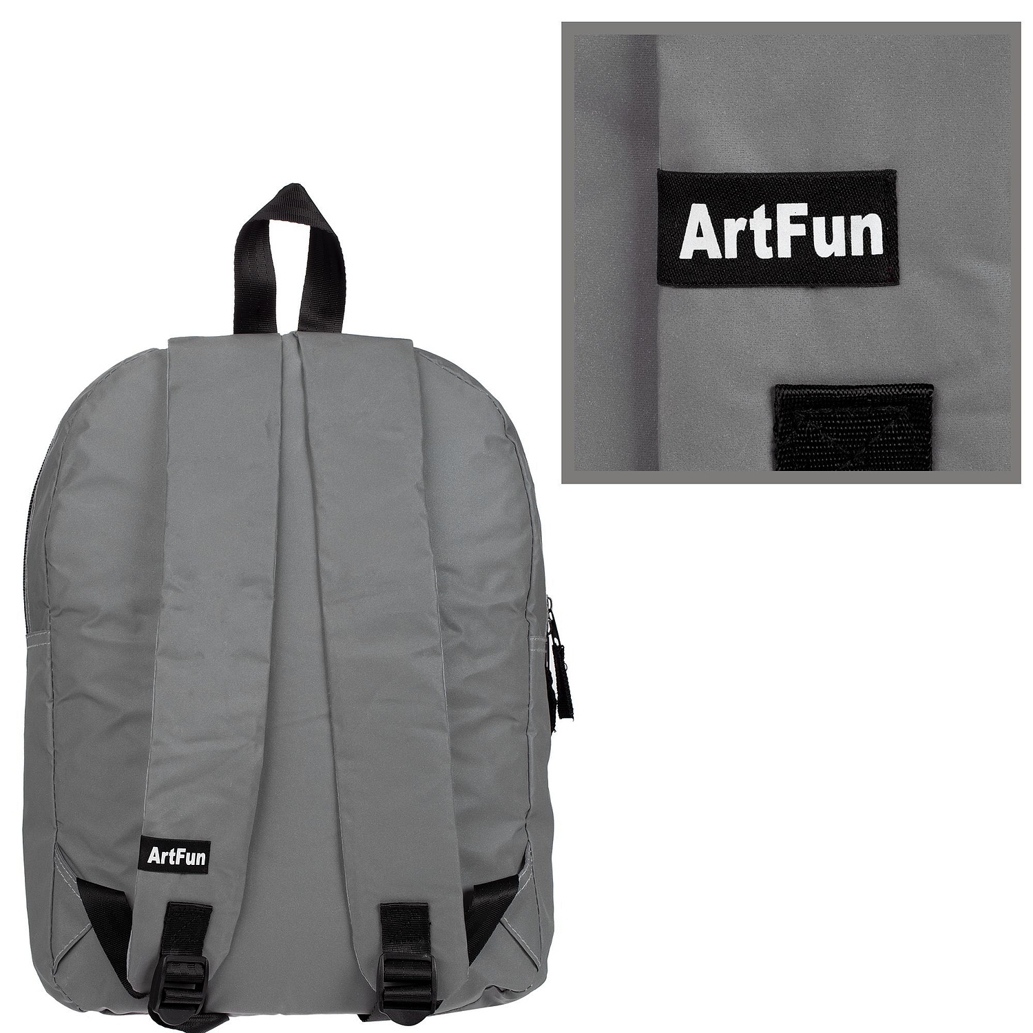 Рюкзак Manifest из светоотражающей ткани, серый