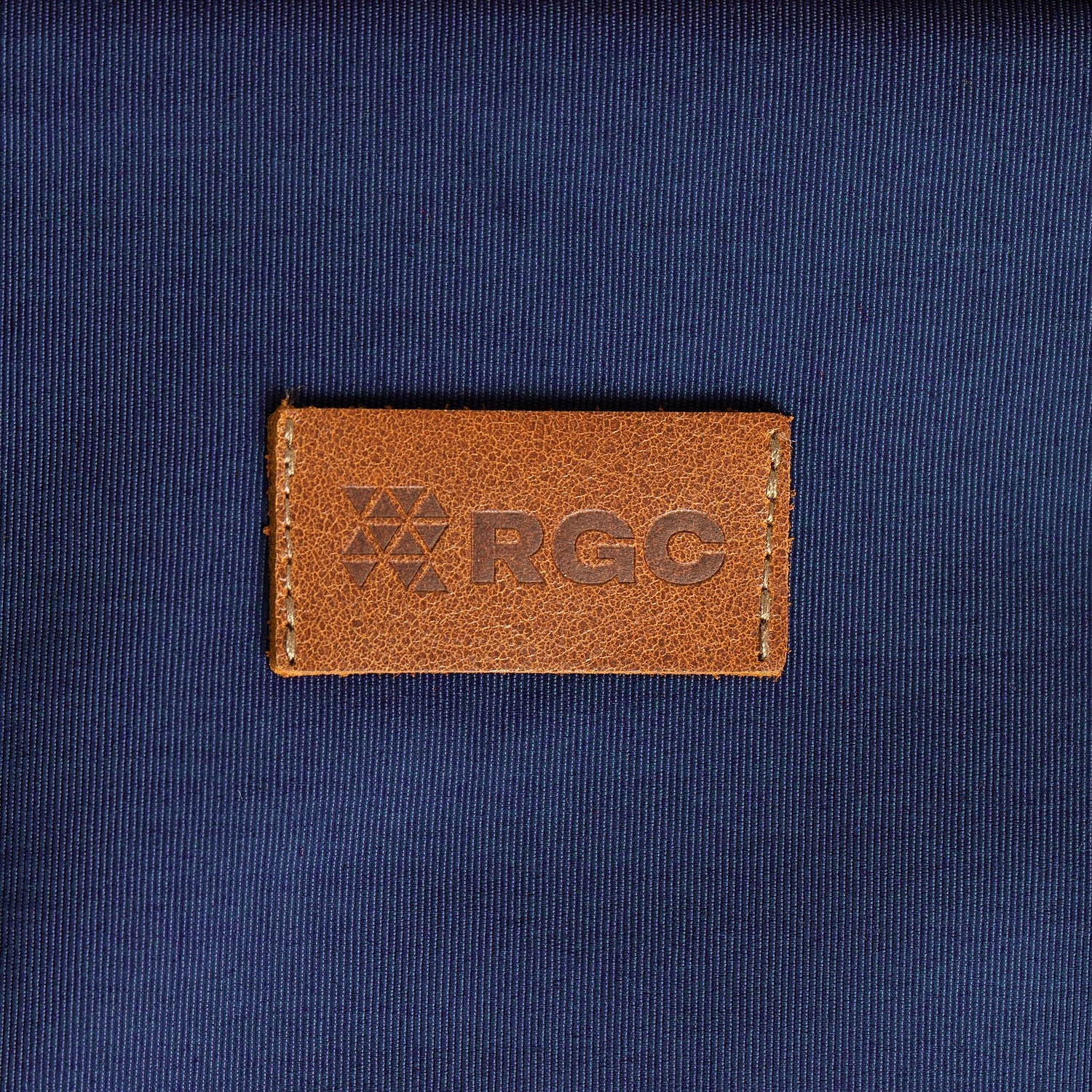 Лейбл кожаный Pasek, XS, горчичный с логотипом