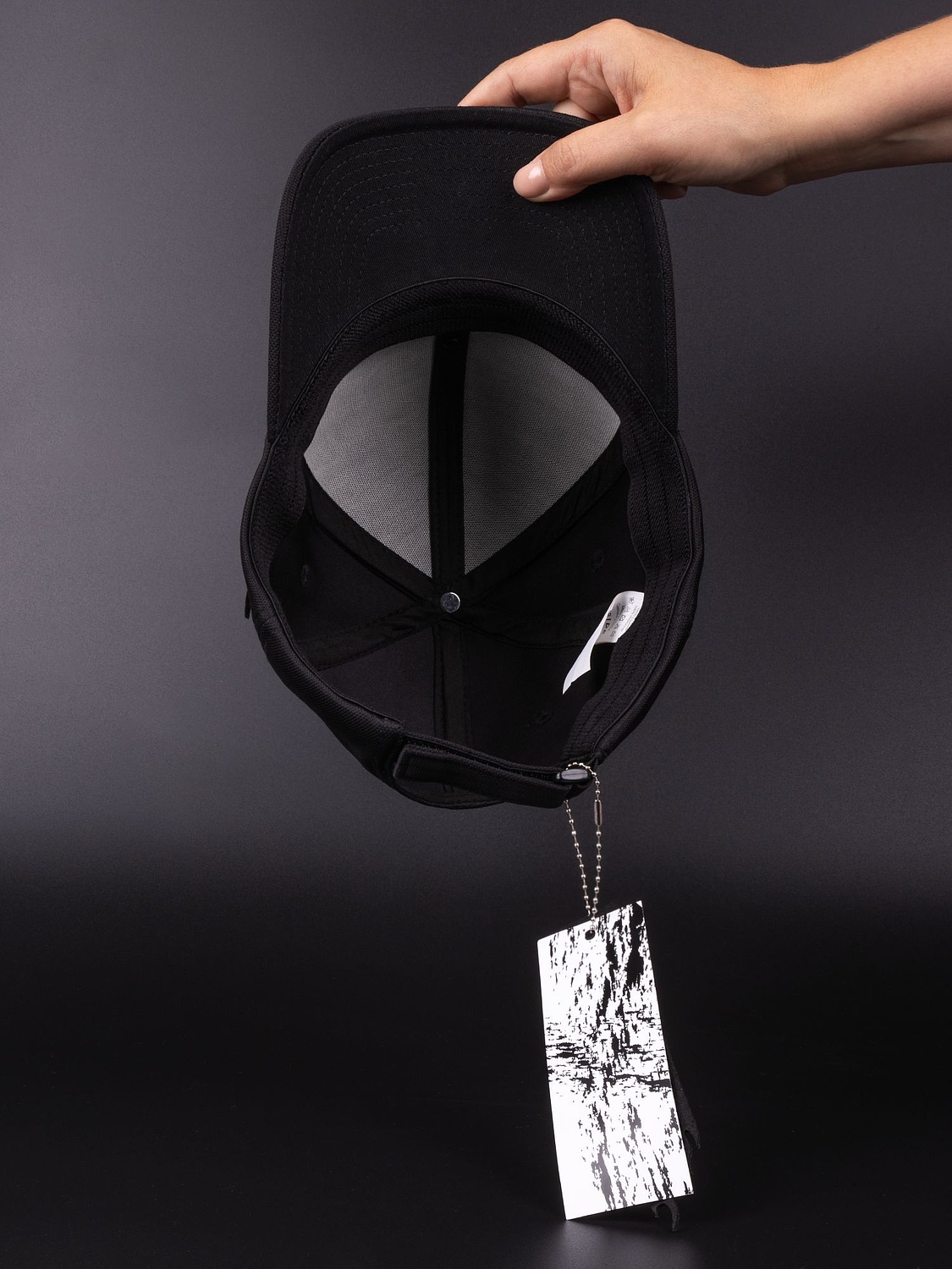 Бейсболка Harris, черная с логотипом