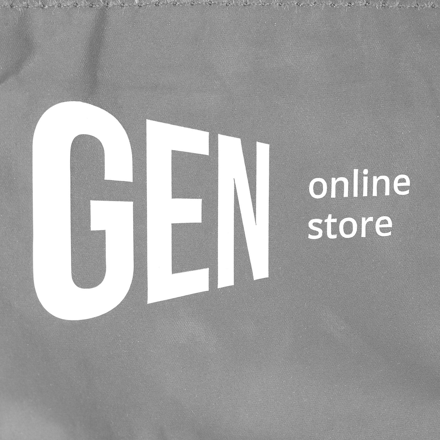 Поясная сумка Manifest из светоотражающей ткани, серая с логотипом