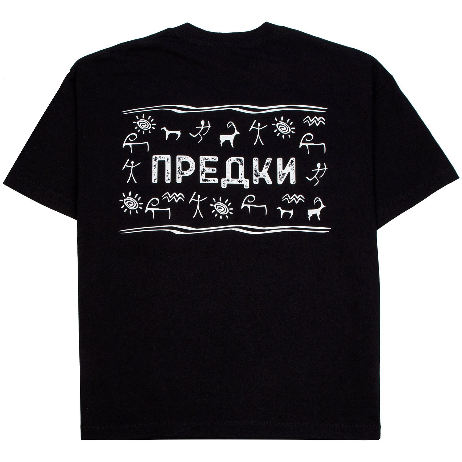 Футболка оверсайз унисекс Legacy, черная с логотипом