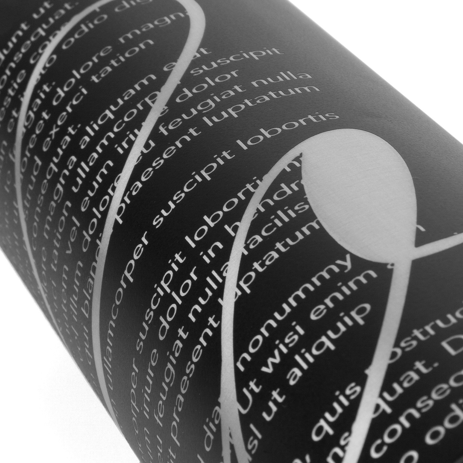 Бутылка для воды Funrun 750, черная с логотипом