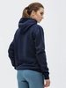 Толстовка унисекс Spencer, темно-синяя с логотипом
