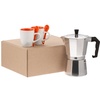 Набор для кофе Pairy, оранжевый с логотипом