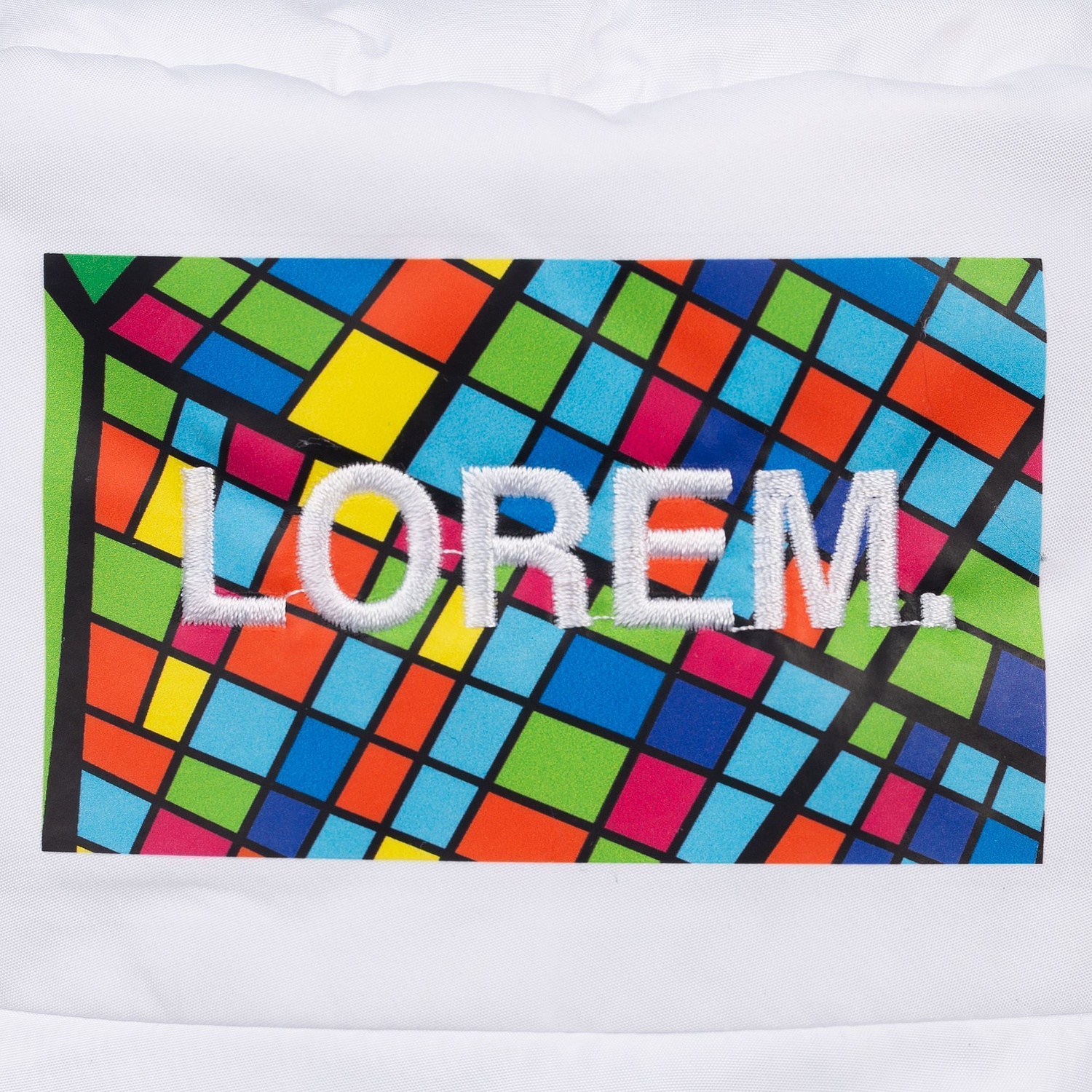 Панама утепленная Shelter, белая с логотипом