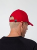 Бейсболка Hillside, красная с логотипом