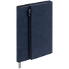 Ежедневник Grace на заказ, недатированный, темно-синий с логотипом