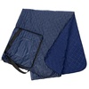 Плед для пикника Soft & Dry, темно-синий с логотипом