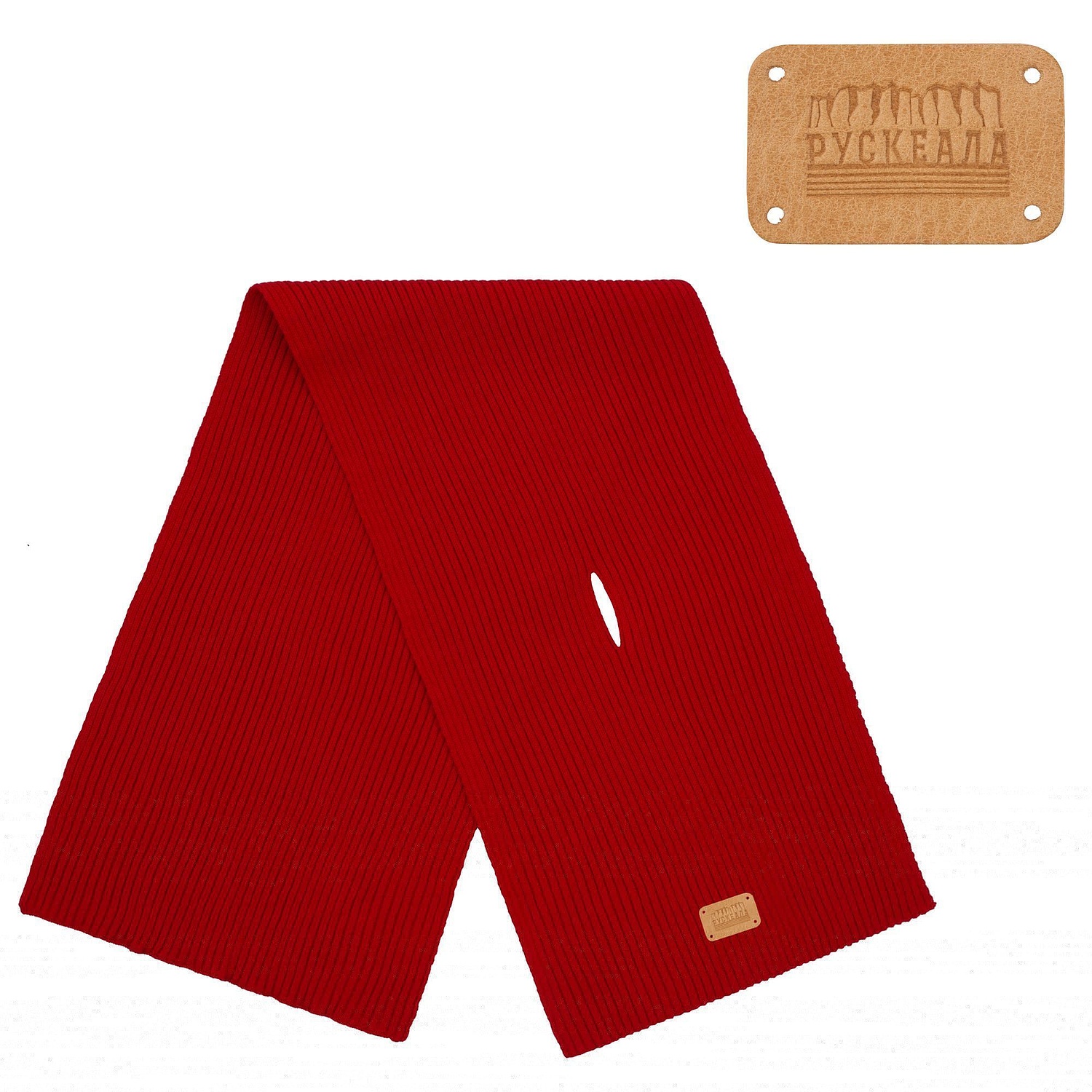 Набор Pastels, красный с логотипом