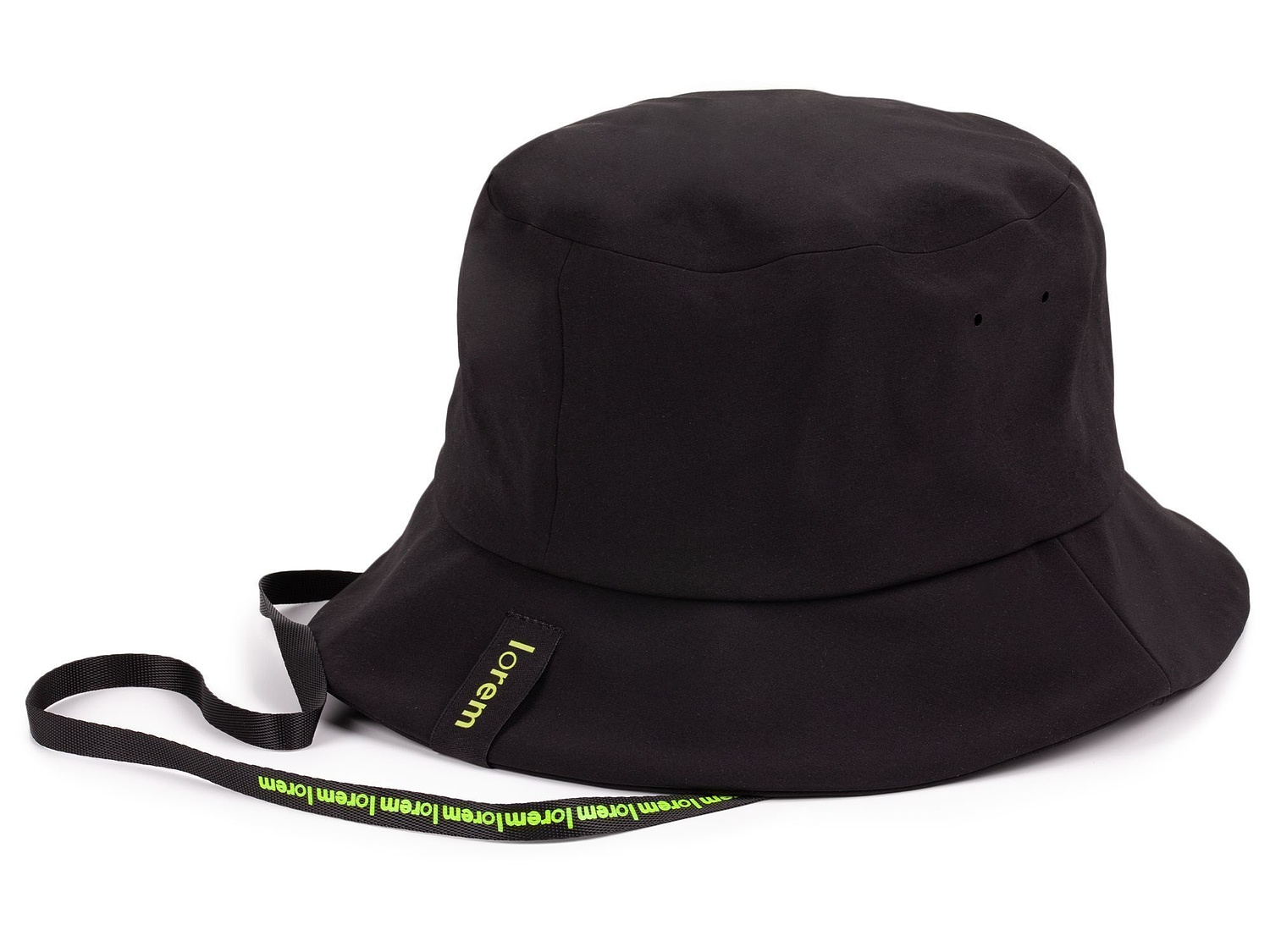 Панама Kosmos, черная с логотипом