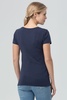Футболка женская Martin Women, темно-синяя с логотипом