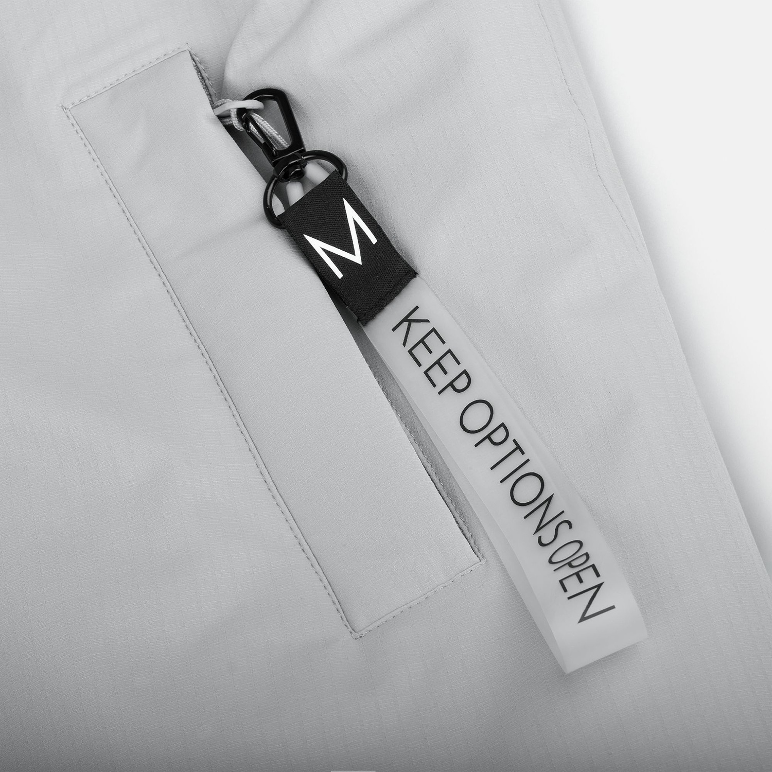 Куртка-парка унисекс Sfera, светло-серая с логотипом