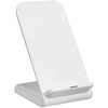 Беспроводное зарядное устройство с быстрой зарядкой Overtop, белое с логотипом