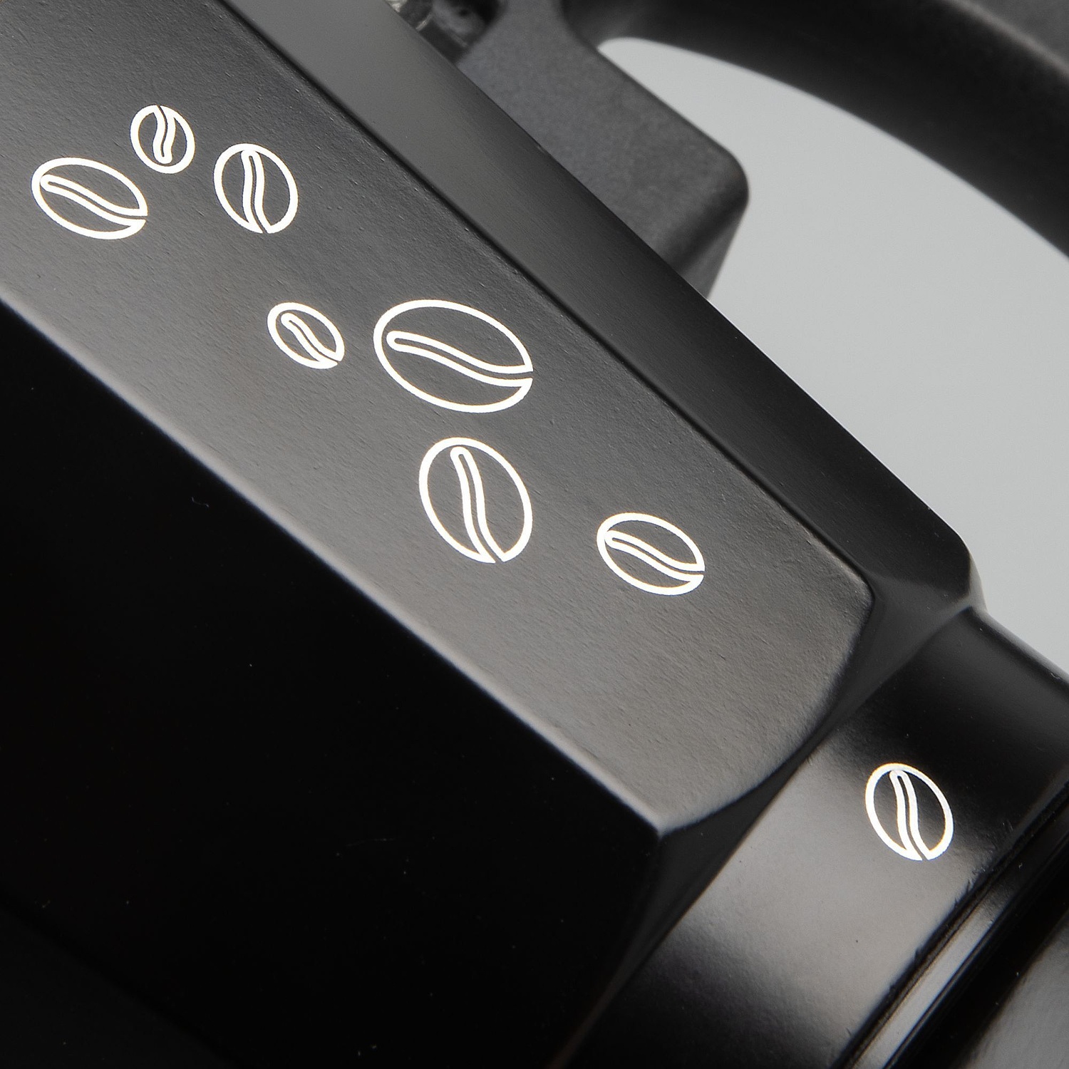 Гейзерная кофеварка Siena, черная с логотипом