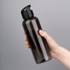 Бутылка для воды Plaske, черная с логотипом