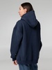 Худи Kulonga Oversize, темно-синее с логотипом