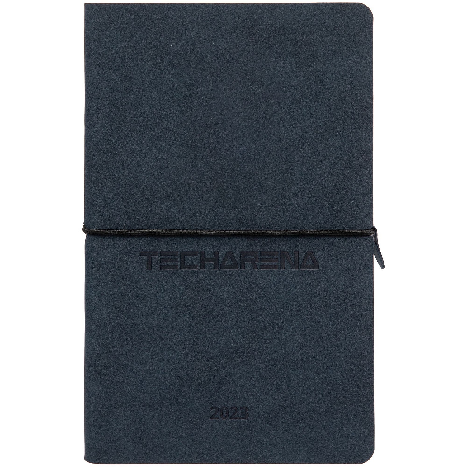 Ежедневник Nubuk, недатированный, синий с логотипом