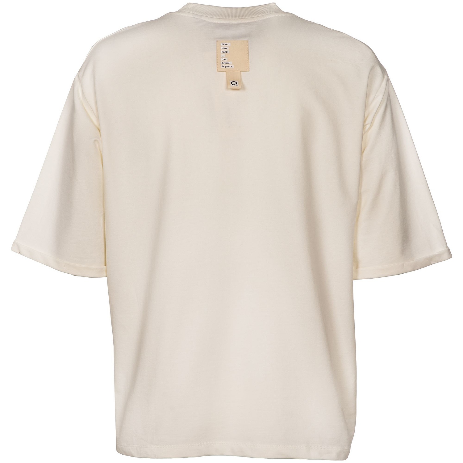 Лейбл хлопковый Doni, L, неокрашенный с логотипом