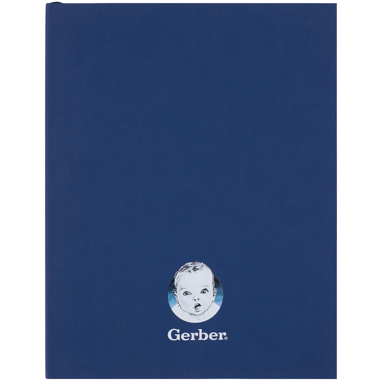 Ежедневник Flat Maxi, недатированный, синий с логотипом