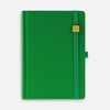 Ежедневник Favor Gold, недатированный, ярко-зеленый с логотипом
