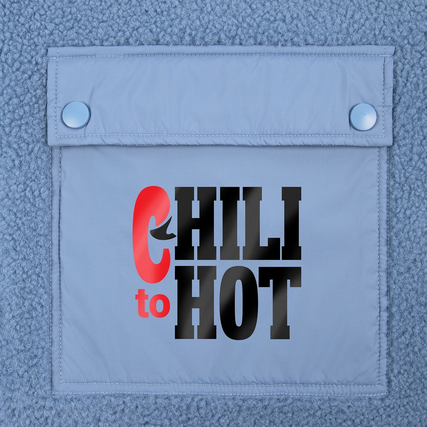 Куртка унисекс Oblako, голубая с логотипом