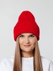 Шапка Flette, красная (алая) с логотипом
