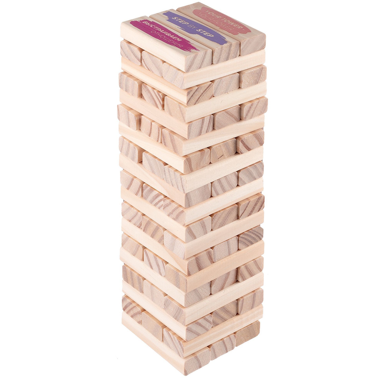 Игра «Деревянная башня», большая с логотипом