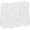 Пакет бумажный с ламинацией Lami Tote S, белый с логотипом