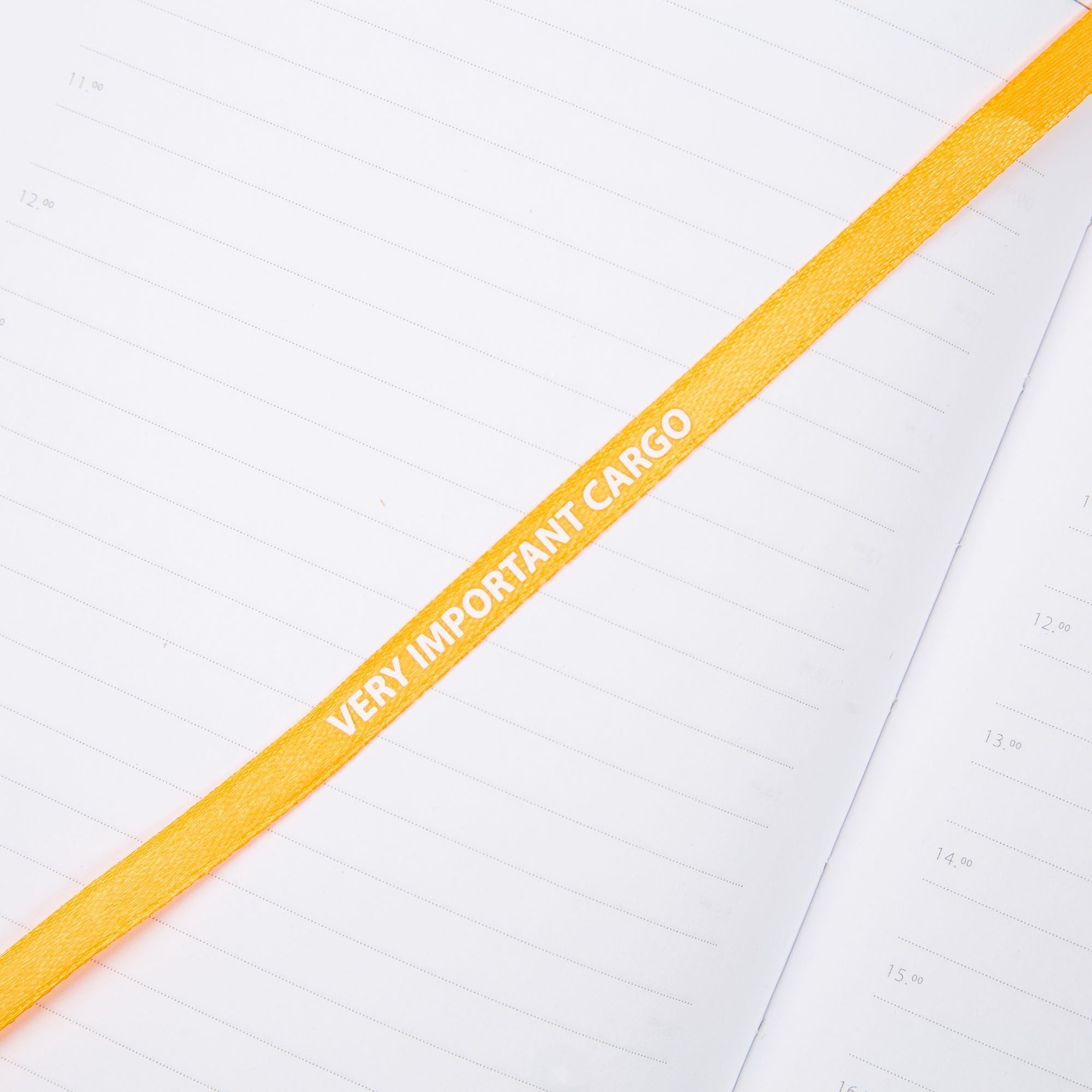 Ежедневник White Shall, недатированный, бело-оранжевый с логотипом