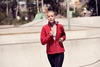 Куртка софтшелл женская Trial Lady, белая с логотипом