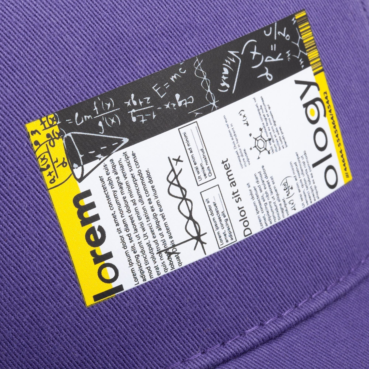 Бейсболка Convention, фиолетовая с логотипом